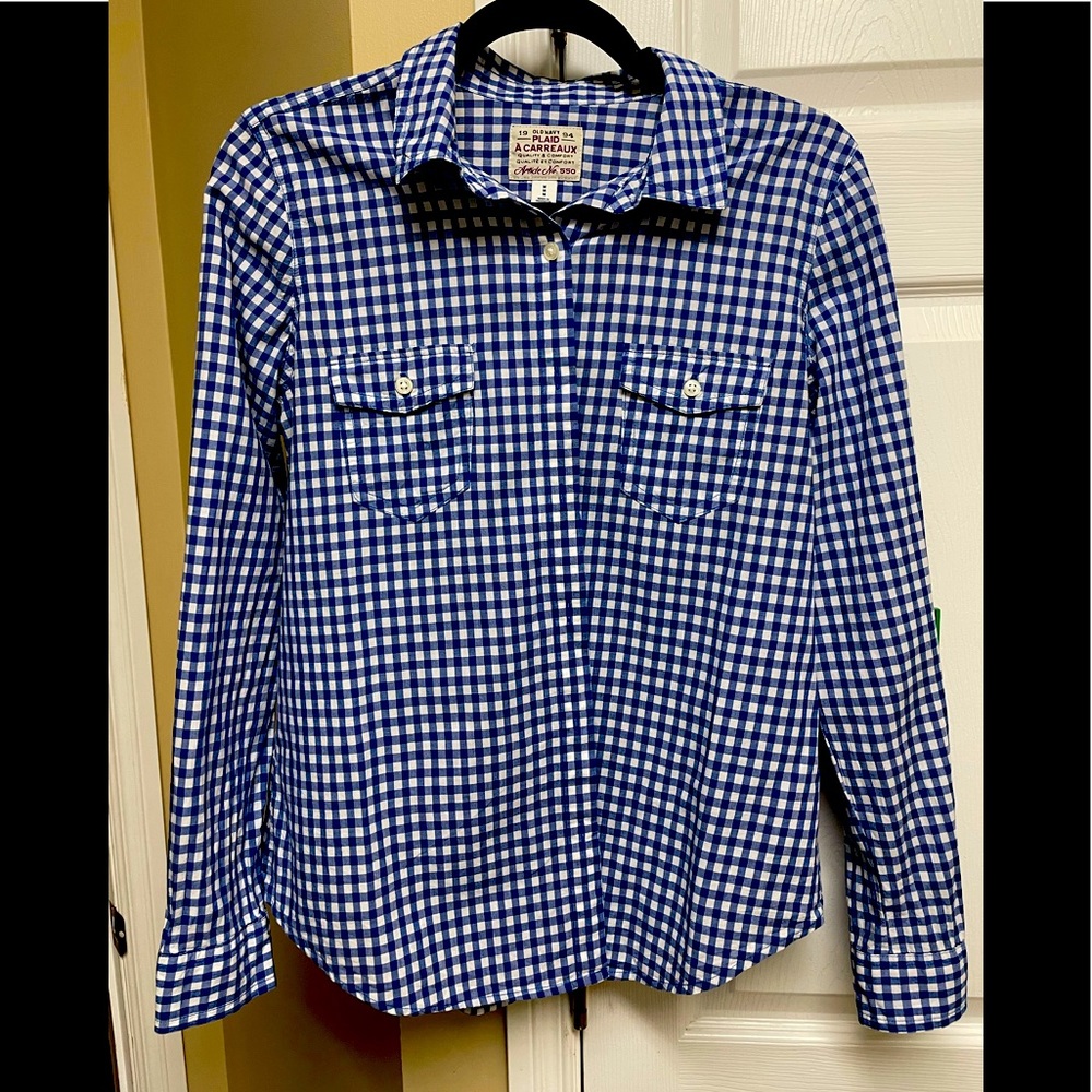 Old Navy Plaid Camp Shirt